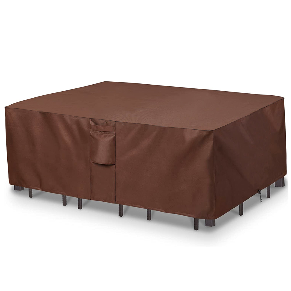 Outdoor Furniture Fabric Waterproof - 브라운 헤비 듀티 야외 방수 파티오