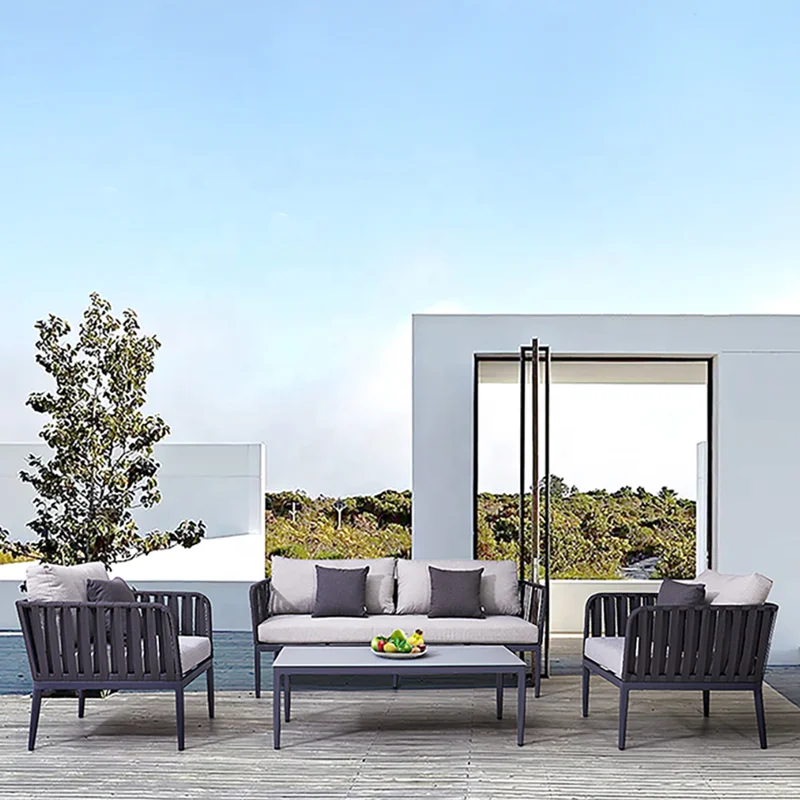 Outdoor Furniture Set Sale - 현대적인 파티오 대화용 러브시트 소파 가구