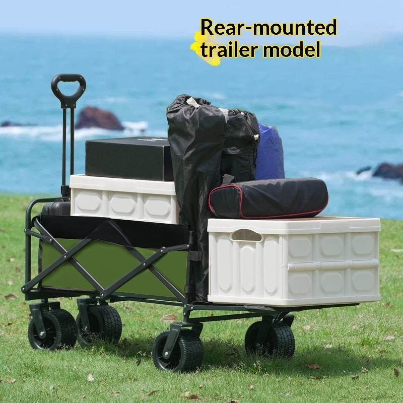 Outdoor Furniture Set Sale - 공장 직판 4륜 플랫폼 캠핑 유틸리티