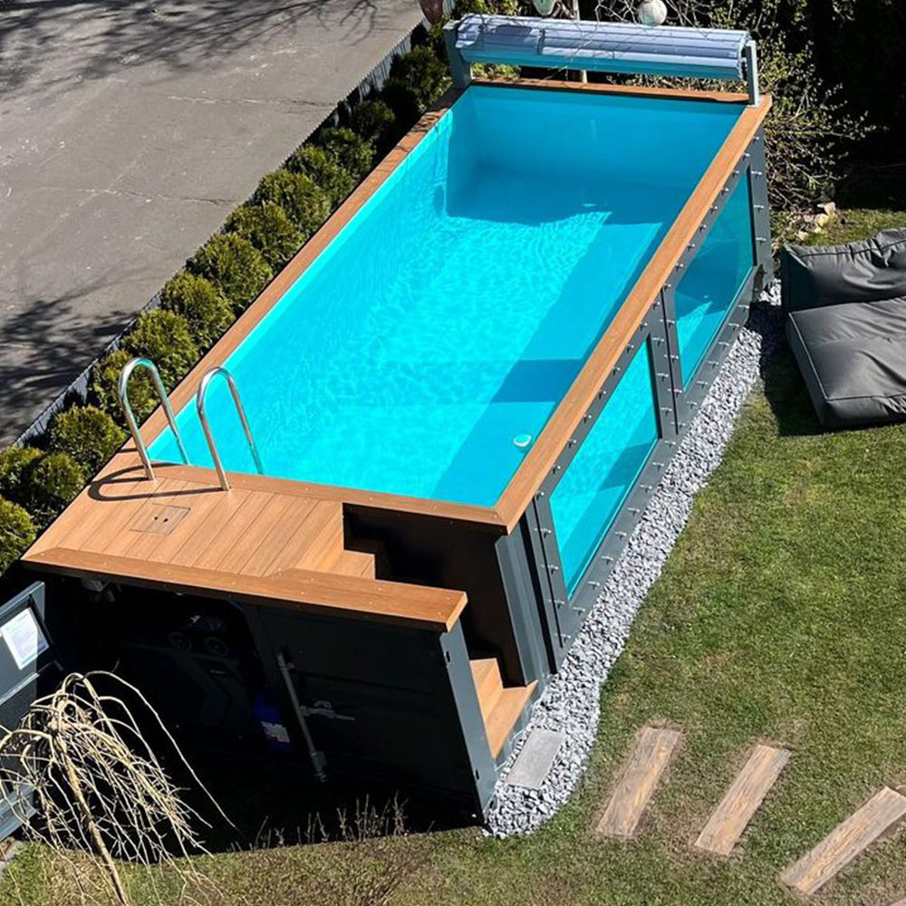 Outdoor Furniture For Pool - 공장 야외 대형 고급 유리섬유 수영장