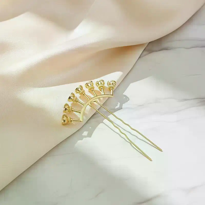 Outdoor Furniture Decor - 수제 안개꽃 꽃 팬 머리핀: 섬세하고