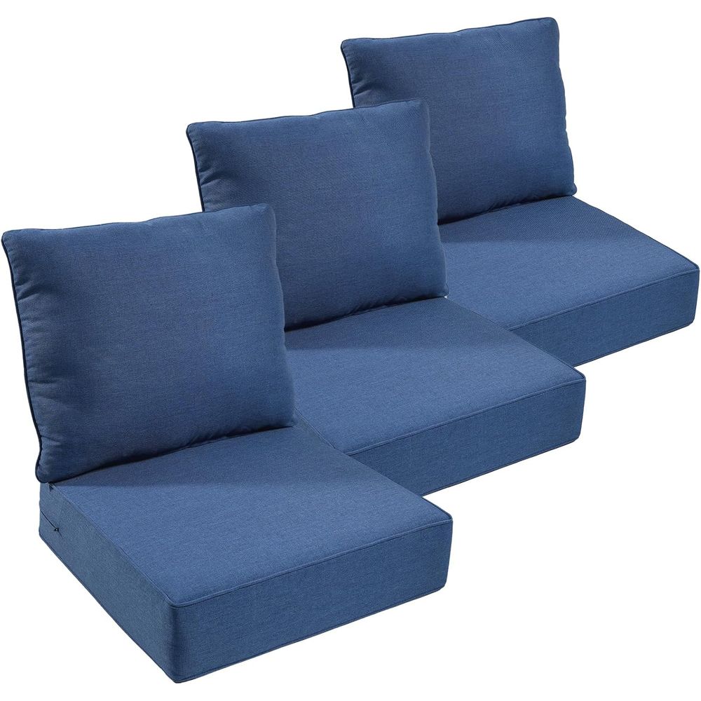 Outdoor Furniture Fabric Waterproof - 야외용 가구 쿠션, 6인치 두께의 방수