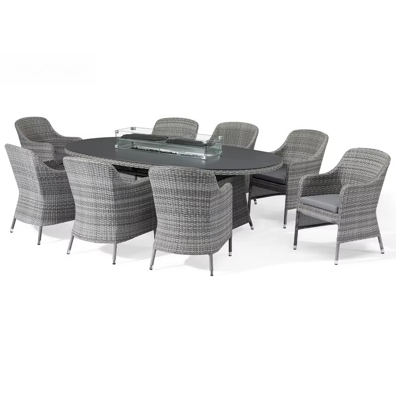 야외 가구 화덕 라탄 위커 알루미늄 정원 소파 세트 다 - Outdoor Furniture Set With Fire Pit 리뷰 및 가격