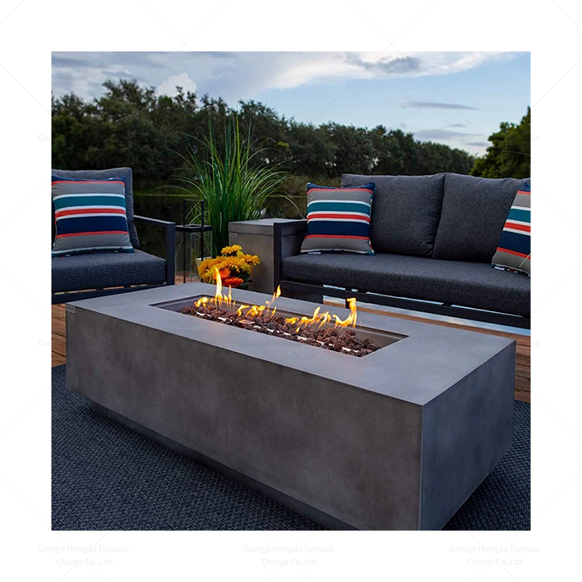 현대적인 코르텐강 가스 야외 가구 세트 테이블탑 벽난로 - Outdoor Furniture Set With Fire Pit 리뷰 및 가격