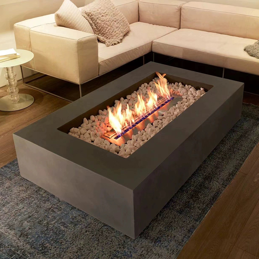 현대적인 코르텐강 가스 야외 가구 세트 테이블탑 벽난로 - Outdoor Furniture Set With Fire Pit 리뷰 및 가격