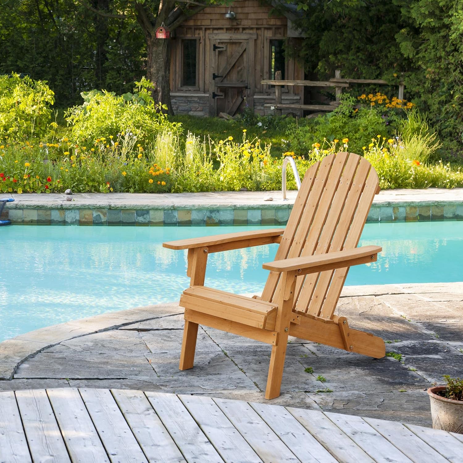 접이식 아디론닥 의자 2개 세트(야외용), 300LBS - Outdoor Furniture Set With Fire Pit 리뷰 및 가격