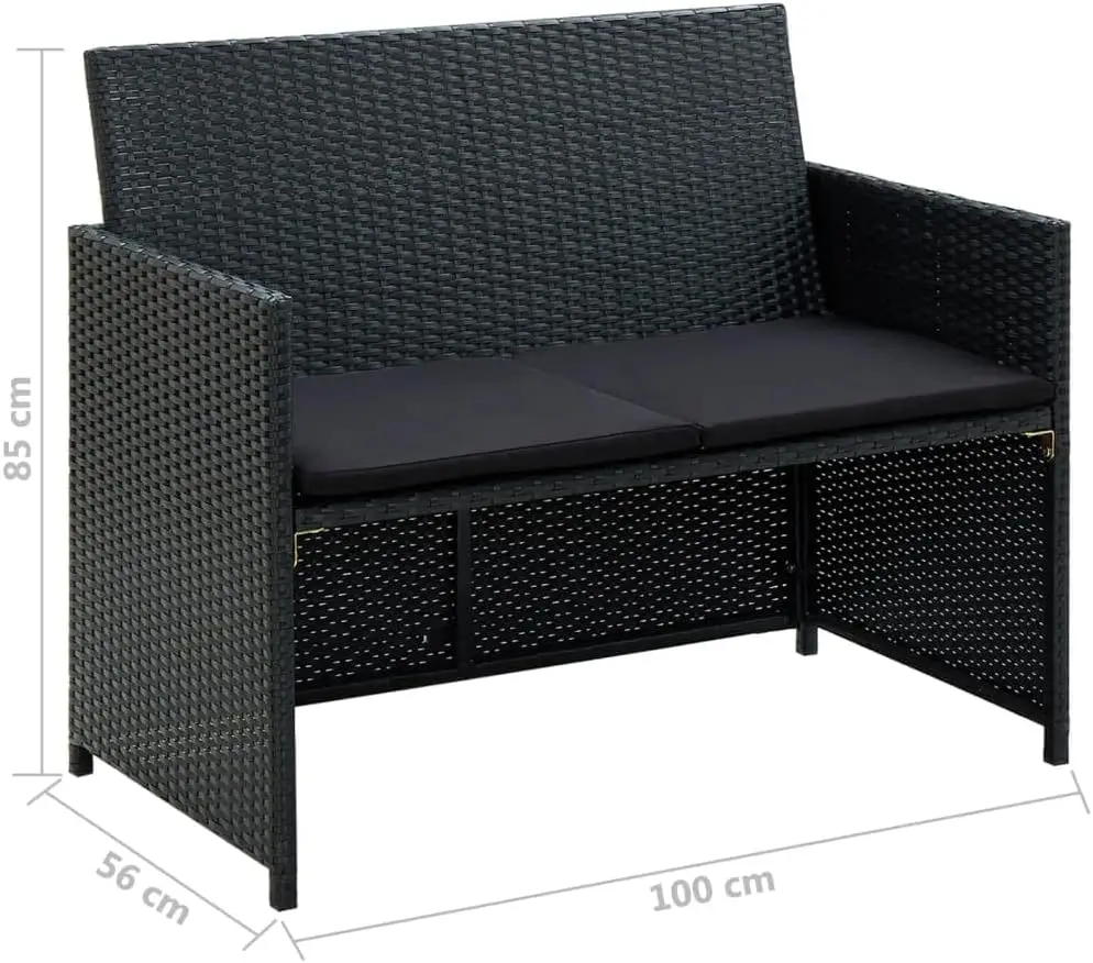 2인용 정원 소파, 탈부착 가능한 쿠션 포함, 전천후  - Outdoor Furniture Cushions 22 X 22 리뷰 및 가격