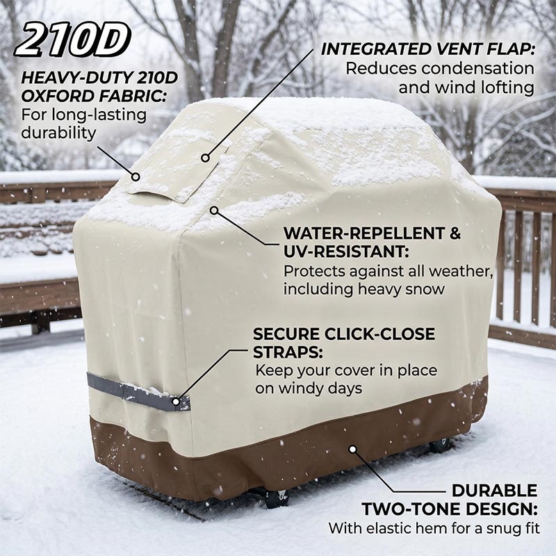 210D 바베큐 베이지 바베큐 그릴 야외 가스 바베큐  - Outdoor Furniture Fabric Waterproof 리뷰 및 가격