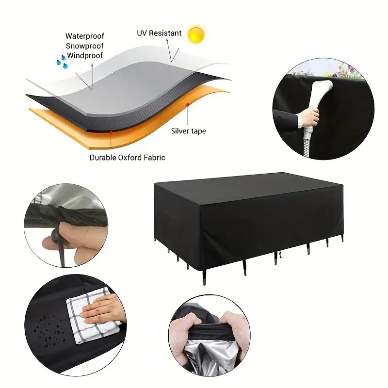 218가지 크기의 파티오 가구 커버, 테이블 및 의자  - Outdoor Furniture Fabric Waterproof 리뷰 및 가격