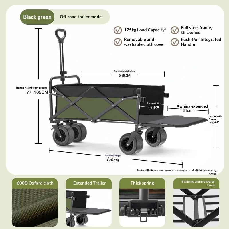공장 직판 4륜 플랫폼 캠핑 유틸리티 웨건 175kg  - Outdoor Furniture Set Sale 리뷰 및 가격