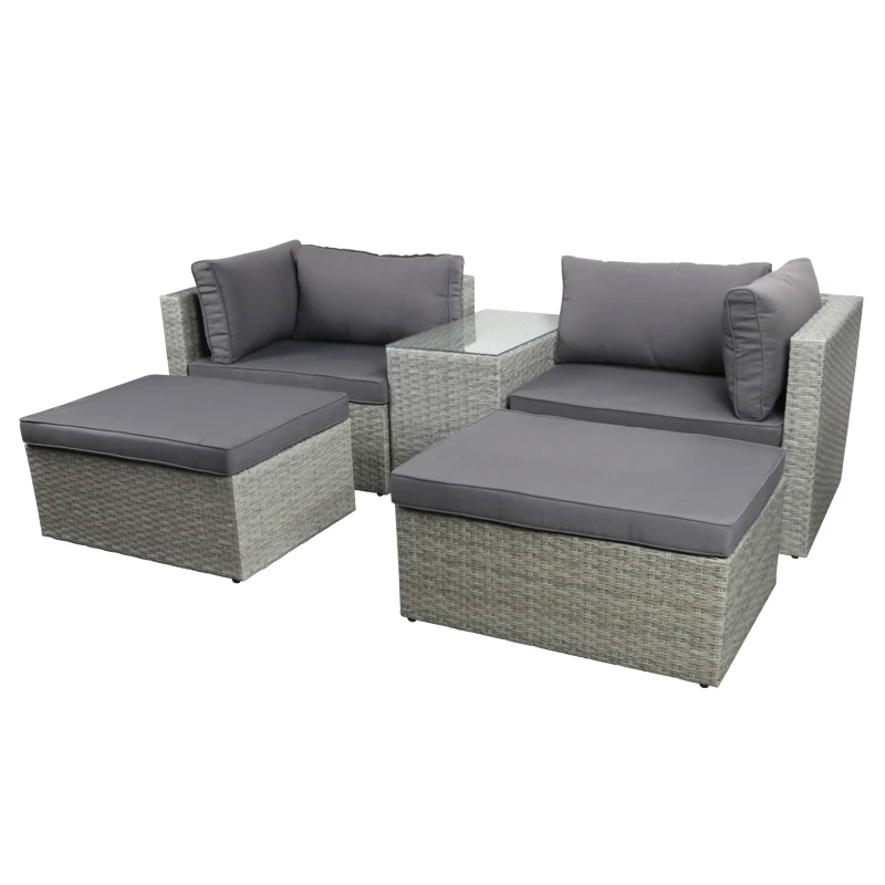 핫세일 파티오 정원 가구 4인용 또는 5인용 라탄 야외 - Outdoor Furniture Set Sale 리뷰 및 가격