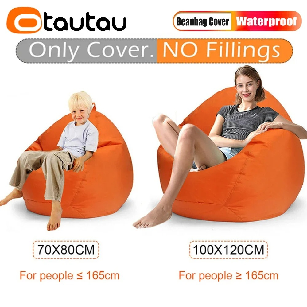 OTAUTAU 야외 방수 빈 백 커버, 충전재 없음,  - Outdoor Furniture Lowes 리뷰 및 가격