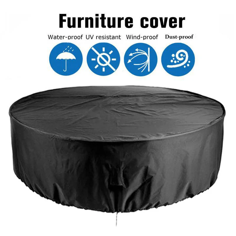 화덕 커버 라운드 화로 스토브 커버, 방수 방풍 햇빛  - Outdoor Furniture Set With Fire Pit 리뷰 및 가격