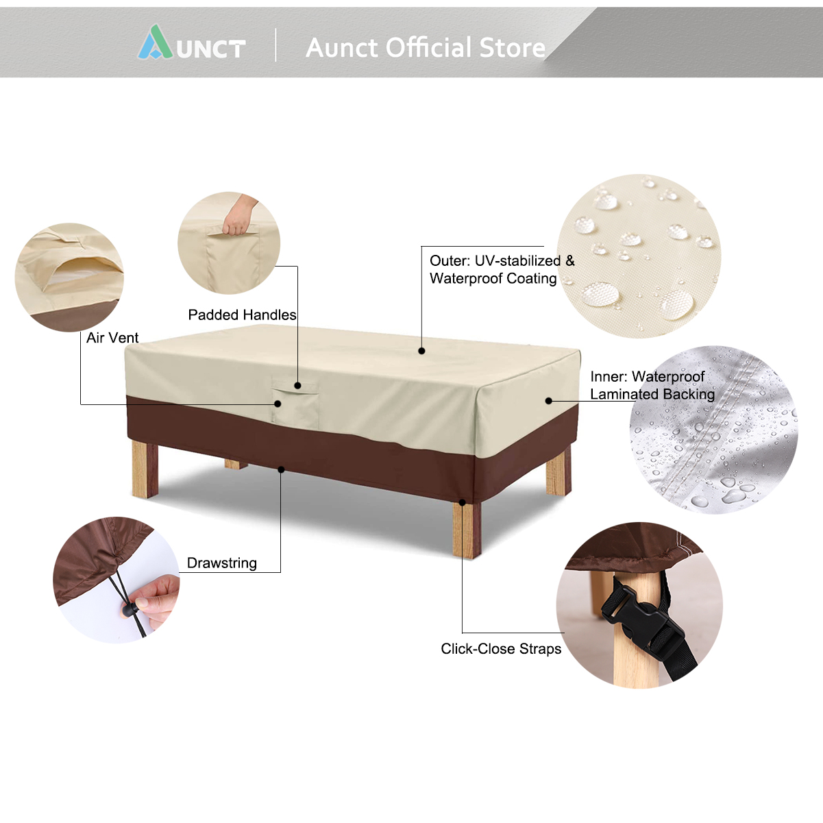 420D 헤비 듀티 야외 정원 가구 커버 소파 테이블  - Outdoor Furniture Fabric Waterproof 리뷰 및 가격