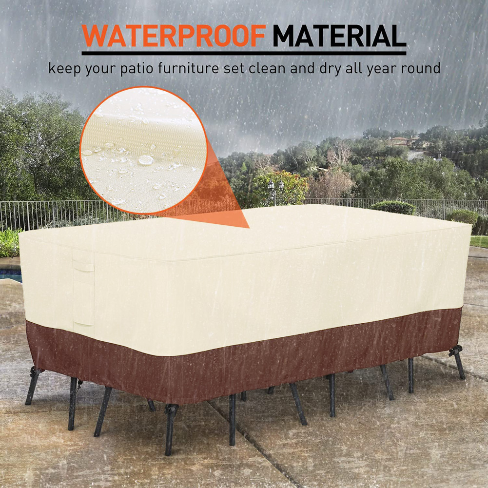 420D 헤비 듀티 야외 정원 가구 커버 소파 테이블  - Outdoor Furniture Fabric Waterproof 리뷰 및 가격