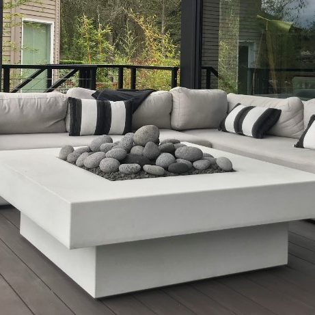 야외 소파 세트 화덕 테이블 맞춤형 야외 가구 파티오  - Outdoor Furniture Set With Fire Pit 리뷰 및 가격