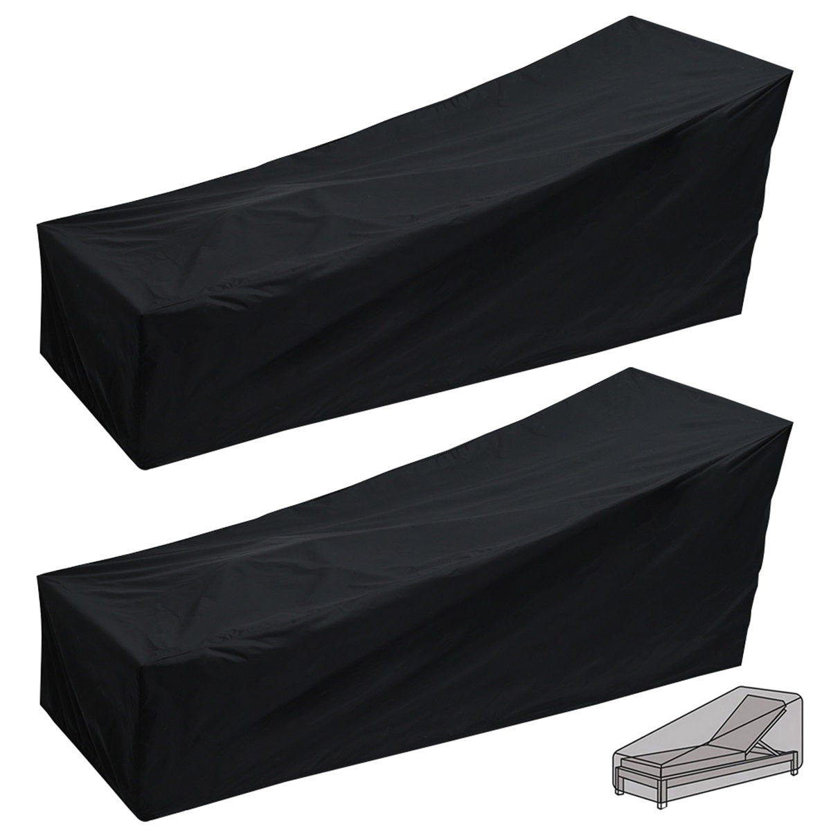 야외 정원 Sunbed 커버 Sun Lounger 커버 - Outdoor Furniture Fabric Waterproof 리뷰 및 가격
