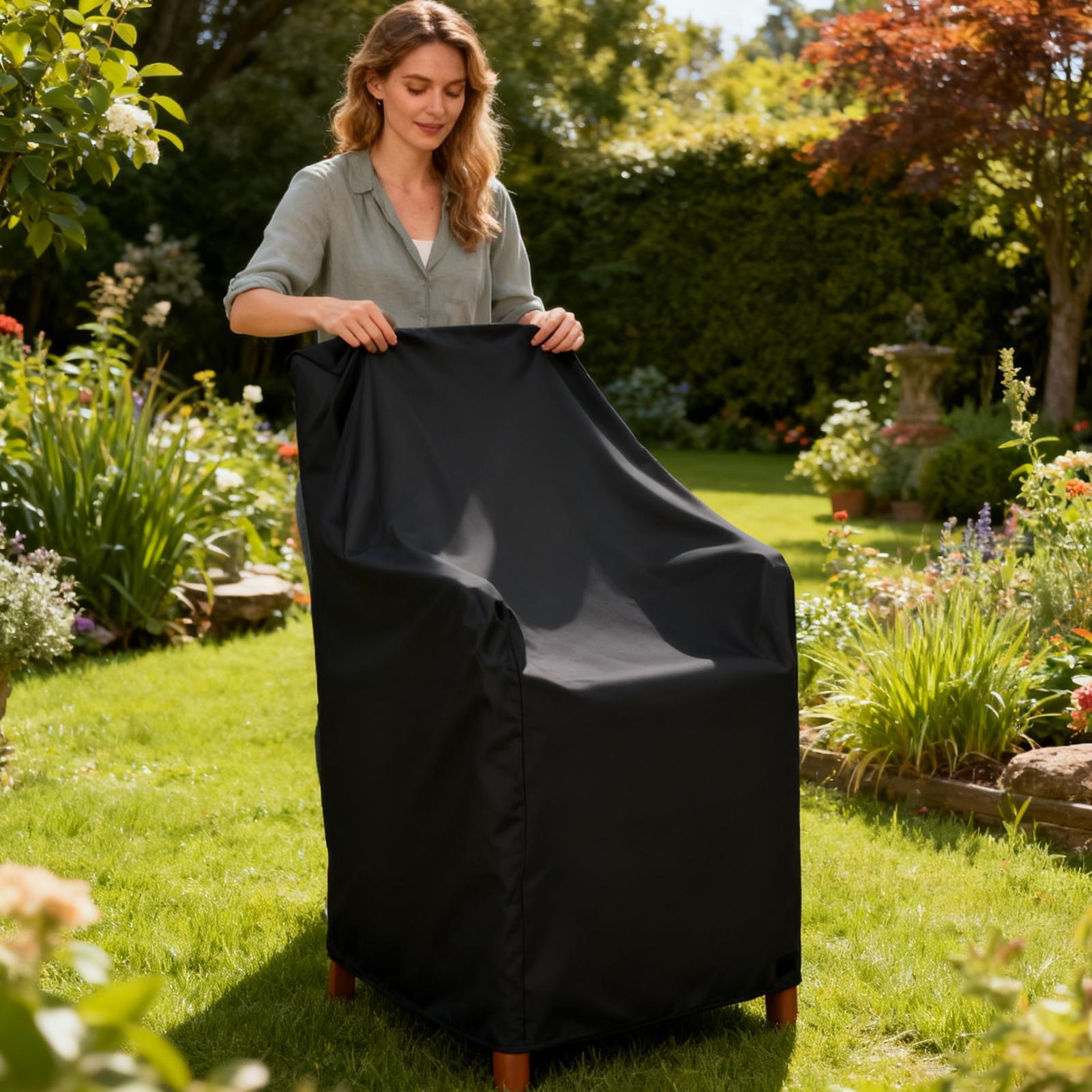 정원 의자 커버, 헤비 듀티 방수 조절 가능 야외 가구 - Outdoor Furniture Fabric Waterproof 리뷰 및 가격
