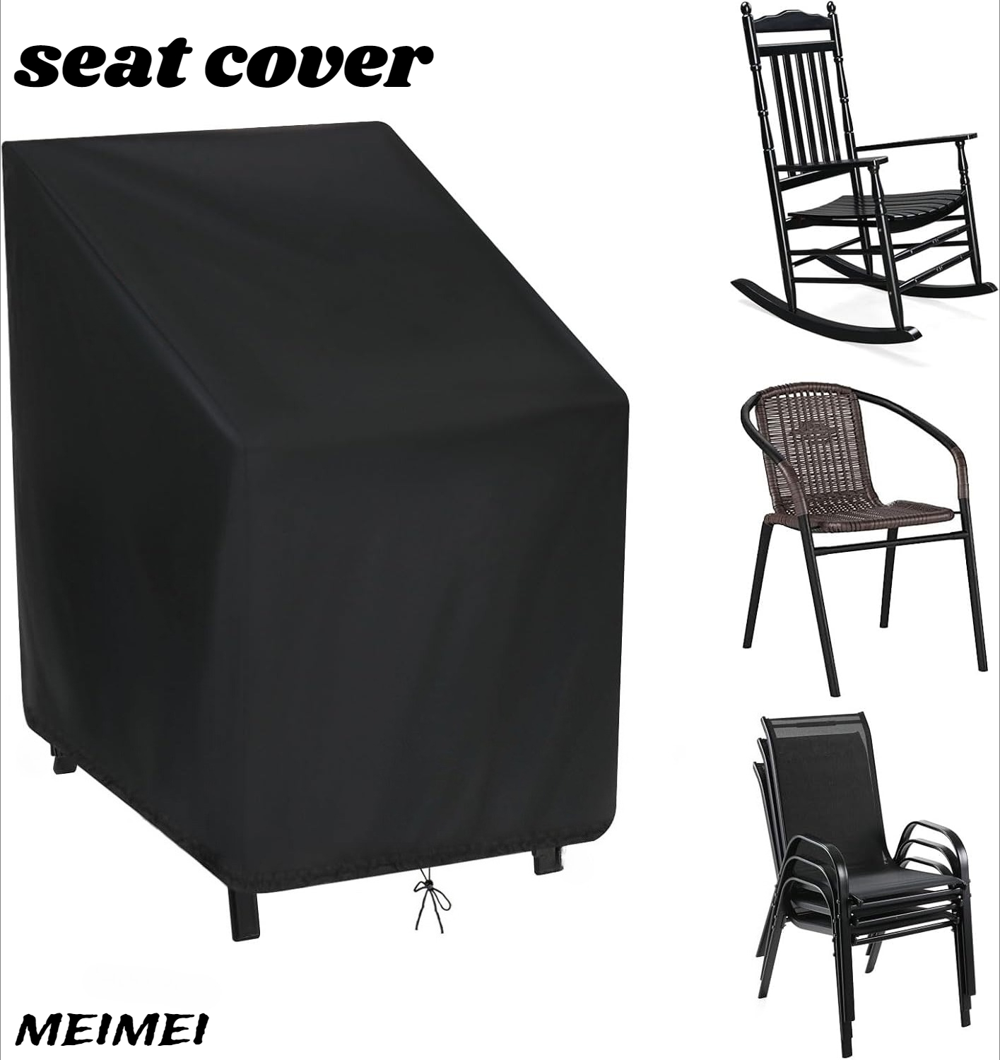 스태킹 의자 먼지 커버 보관 가방 야외 정원 가구 보호 - Outdoor Furniture With Covers 리뷰 및 가격