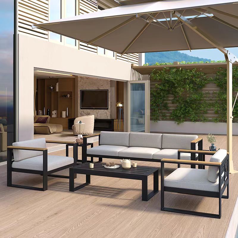 모던 스타일 알루미늄 파티오 소파 세트, 메탈 다리,  - Outdoor Furniture Set Sale 리뷰 및 가격