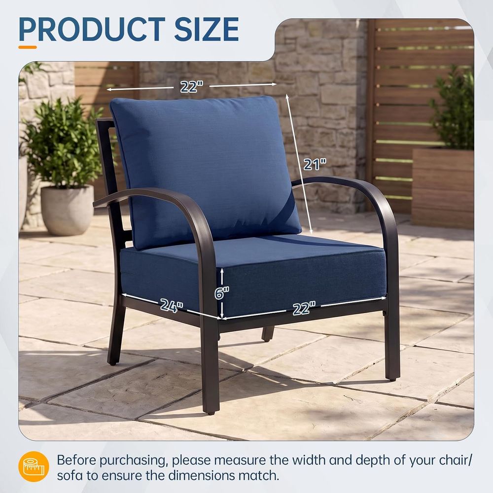 야외용 가구 쿠션, 6인치 두께의 방수 시트 쿠션, 2 - Outdoor Furniture Fabric Waterproof 리뷰 및 가격